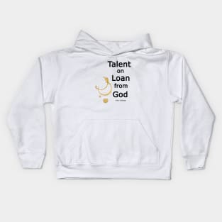 Rush Limbaugh Quote Talent on Loan from God Kids Hoodie